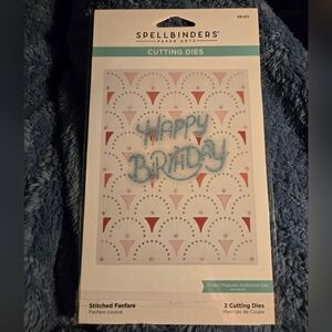 Spellbinders Cutting Dies - Stitched Fanfare